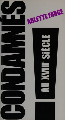 Cover of Condamnés au XVIIIe siècle