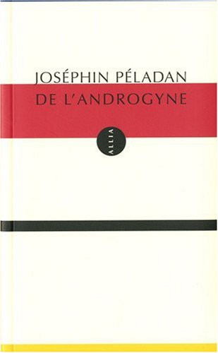 Cover of De l'androgyne