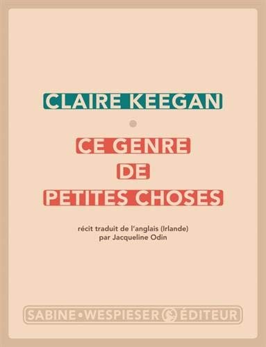 Cover of Ce genre de petites choses