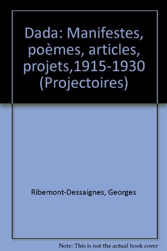 Cover of Manifestes Dada