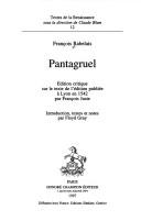 Cover of Gargantua et Pantagruel