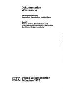 Cover of Pariser Archive, Bibliotheken und Dokumentationszentren zur Geschichte des 19. und 20. Jahrhunderts