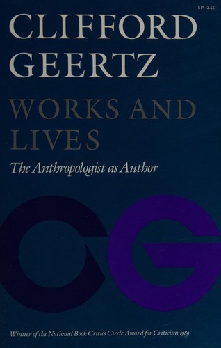 Cover of Works and Lives