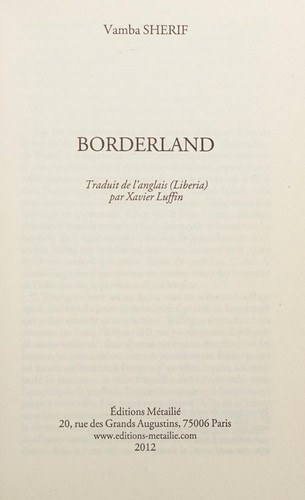Cover of Borderland