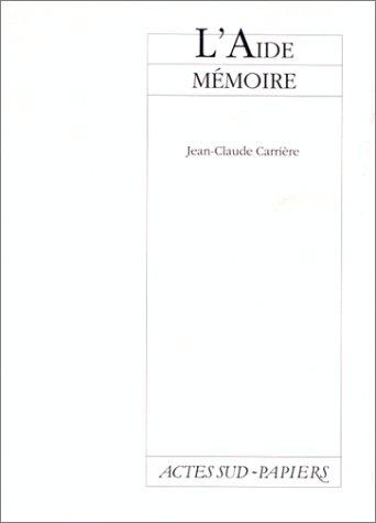 Cover of L'aide-mémoire
