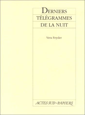 Cover of Derniers télégrammes de la nuit