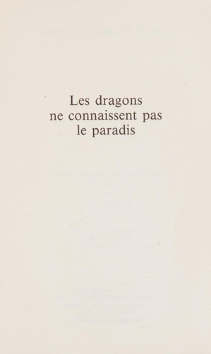 Cover of Les dragons ne connaissent pas le paradis