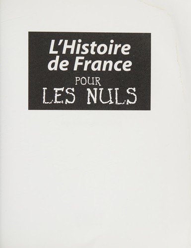 Cover of L'histoire de France pour les nuls