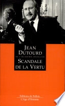 Cover of Scandale de la vertu