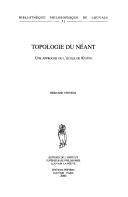 Cover of Topologie du néant