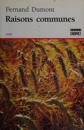 Cover of Raisons communes