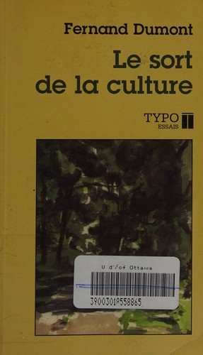 Cover of Le sort de la culture