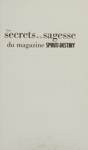Cover of Les secrets de la sagesse du magazine Spirit & Destiny