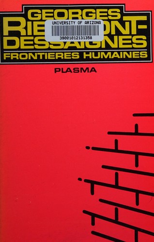 Cover of Frontières humaines