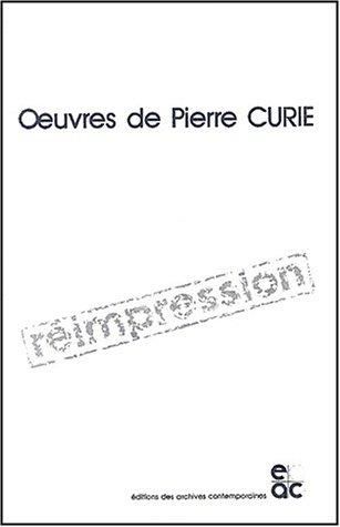 Cover of Oeuvres de Pierre Curie