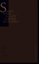 Cover of Vie et pensée de Léopardi