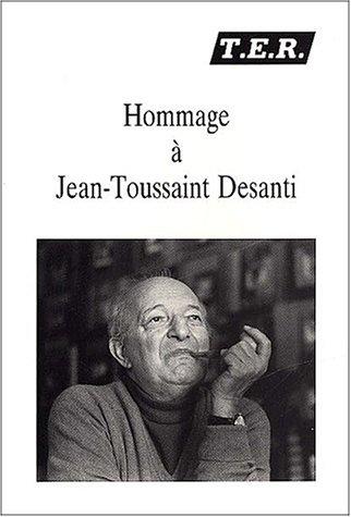 Cover of Hommage à Jean-Toussaint Desanti