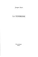 Cover of La tendresse