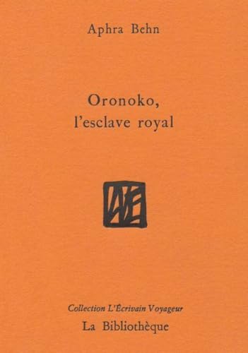 Cover of Oronoko, l'esclave royal