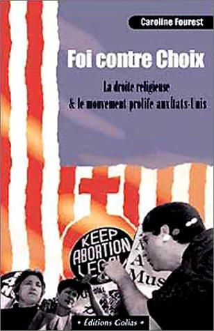 Cover of Foi contre choix