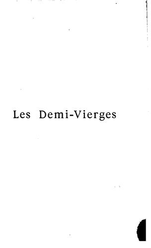 Cover of Les demi-vierges