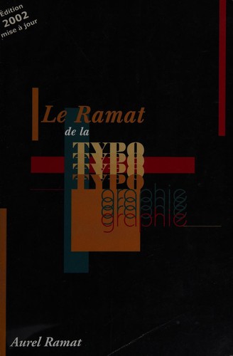 Cover of Ramat de la typographie