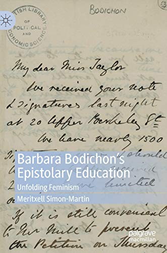 Cover of Barbara Bodichon’s Epistolary Education