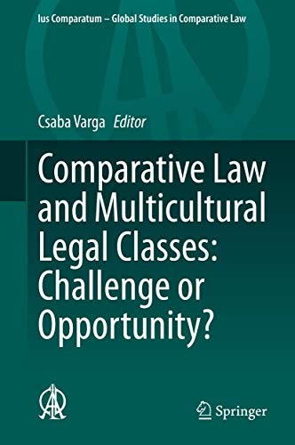 Cover of Comparative Law and Multicultural Legal Classes