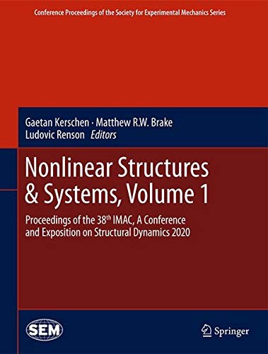 Cover of Nonlinear Structures & Systems, Volume 1