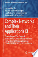 Cover of Complex Networks and Their Applications XI