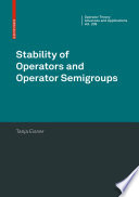 Cover of Stability of Operators and Operator Semigroups