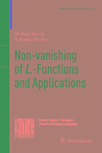 Cover of Non-vanishing of L-Functions and Applications