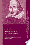 Cover of Shakespeare y sus traductores