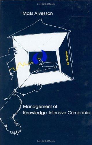 Cover of Management of knowledge-intensive companies