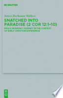 Cover of Snatched into paradise (2 Cor. 12:1-10)