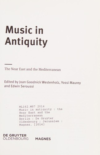 Cover of Music in Antiquity