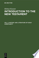 Cover of History and Literature of Early Christianity