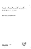 Cover of Kreatives Schreiben an Hochschulen