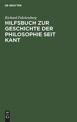 Cover of Hilfsbuch zur Geschichte der Philosophie seit Kant