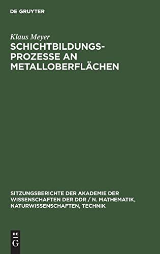 Cover of Schichtbildungsprozesse an Metalloberflächen