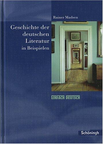 Cover of Geschichte der deutschen Literatur in Beispielen