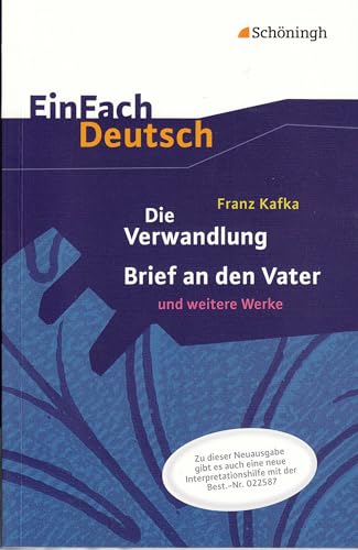 Cover of Die Verwandlung, Briefe an den Vater und weitere Werke