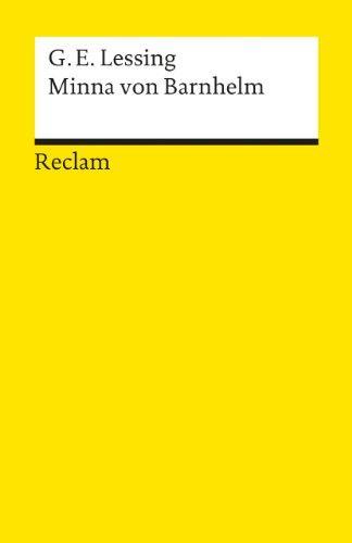Cover of Minna von Barnhelm.
