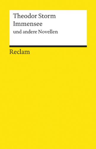 Cover of Immensee und andere Novellen