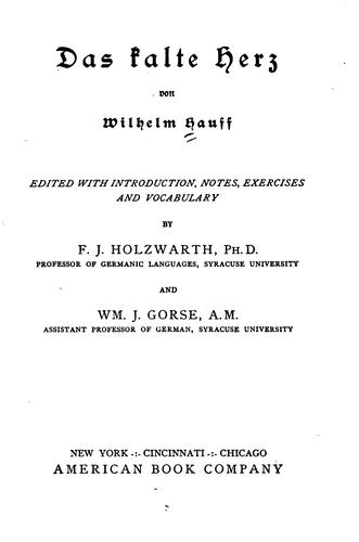 Cover of Das kalte Herz