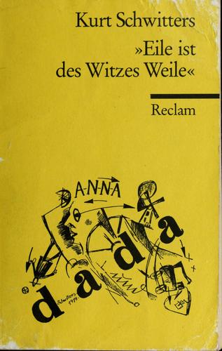 Cover of „Eile ist des Witzes Weile“