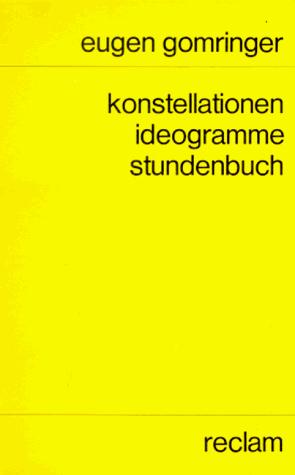 Cover of Konstellationen, Ideogramme, Stundenbuch