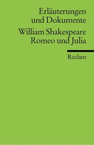 Cover of William Shakespeare, Romeo und Julia