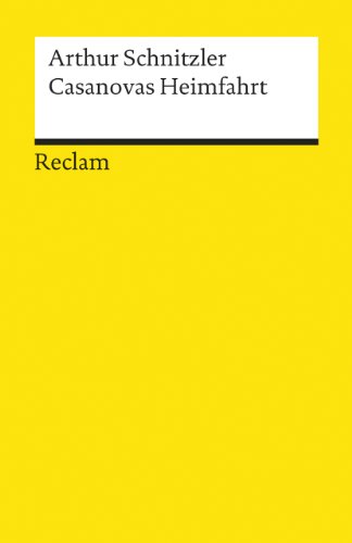 Cover of Casanovas Heimfahrt.