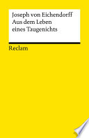 Cover of Aus dem Leben eines Taugenichts